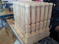 Pieds de chaise CXF-1200 colonne d'escalier tour CNC 5 axes centre d'usinage du bois