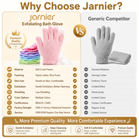 Vente en Gros Gants de Bain en Nylon, Chanvre et Jute Monocouche, Gants Exfoliants pour Éliminer les Peaux Mortes, Ceinture de Gommage Corporel