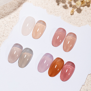 ZRKGEL Fournitures professionnelles pour ongles, 9 couleurs translucides transparentes, 15 ml, gelée à ongles, gel UV, vernis à ongles, ensemble de vernis à ongles, marque personnalisée - Product Image 3