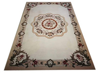 Tapis d'hôtel à motif floral traditionnel de luxe Tapis de sol en acrylique tufté à la main pour le salon