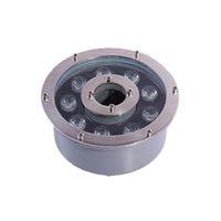 Fuente de luces subacuáticas 24V Dmx Water Dance Fuente de luz 12V 6W 9W 12W 15W 18W 24W Luces de Navidad para lámpara de fuente