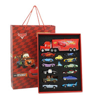 Alloy Car <strong>Lightning</strong> <strong>McQueen</strong> Jackson Storm Blackout 15th-Anniversary Gift Set 1:5 for Collectors