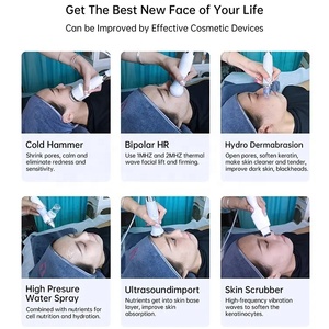 Appareil multifonctionnel vertical tout-en-un pour le nettoyage du visage et l'anti-âge, à bulles d'hydrogène et d'oxygène, spécialisé pour les soins de la peau - Product Image 6