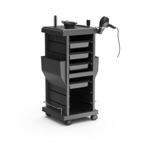 <span class=keywords><strong>Bellezza</strong></span> professionale nera del carrello di immagazzinaggio del carrello del salone - Product Image 4