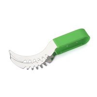 Multifunctionele roestvrijstalen watermeloensnijder, -schaaf en -slicer, handmatig fruit- en groentegereedschap voor thuisgebruik in de keuken