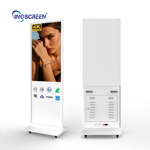 43 inch 4K độ phân giải IP67 đánh giá Màn hình cảm ứng <span class=keywords><strong>LCD</strong></span> kỹ thuật số biển tầng đứng với hệ điều hành Android cho trung tâm mua sắm quảng cáo - Product Image 1