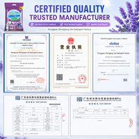 Détergent parfumé concentré à haute mousse OEM 1kg 2kg Booster de bulles de savon en poudre fabriqué en Chine pour le lavage des vêtements