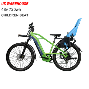 Bicicleta Eléctrica Urbana con Batería Oculta de 48V y Remolque Rápido, Bicicleta Eléctrica de 750W para Camping, Remolque Inigualable para Adultos - Product Image 4