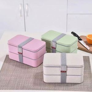 Adults <b>Lunch</b> Box and Drinking Cup for Men Bento Box <b>Lunch</b> Box Stackable Food Container with Built-in Utensil <b>Set</b> - Product Image 2