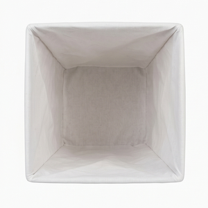 Natural Woven Seagrass Laundry Hamper with Removable Cotton Liner, <b>Rectangular</b> Wicker <b>Storage</b> <b>Basket</b> for Bathroom - Product Image 2