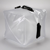 Cube pliable portable 20L sans BPA conteneur d'eau de camping sac de stockage d'eau de randonnée pliable gallon transporteur d'eau
