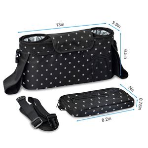 Organizador de Carrito de Bebé de Gran Capacidad, Bolsa Ajustable para Carrito de Bebé, Bolsas Personalizadas para Carrito de Bebé - Product Image 2