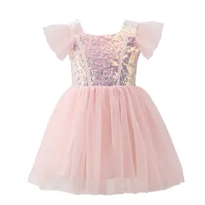 Unicorn Birthday Rainbow Tulle Dress Princess Costume Fancy Party Outfit for Toddler Little Girls