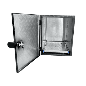 Zware aluminium gereedschapskist met veilig slot voor gebruik in campers, caravans en buitengebruik - Product Image 1