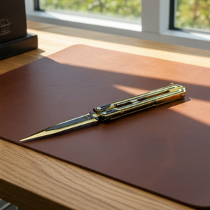 Couteau de poche personnalisé, lame en acier inoxydable, manche en aluminium, couteau de survie et d'autodéfense pour hommes, pour le bricolage - Product Image 2