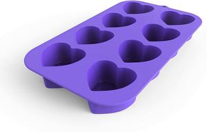 Moldes de Silicona en Forma de Corazón de Diamante, Juego de Moldes de Chocolate en Forma de Corazón para Hornear en Casa, Herramientas para Repostería - Product Image 4