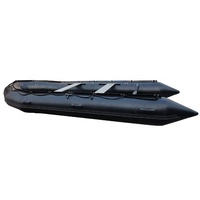 Bateau gonflable en aluminium renforcé, A470, 16 pieds, bateau gonflable de sauvetage, plancher en PVC, très résistant