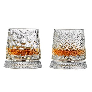 Offre Spéciale – Verres à <span class=keywords><strong>Whisky</strong></span> Rotatifs en Cristal Personnalisés, Style Vintage et Créatif, avec Motifs en Relief – Idéaux pour Bar et Spiritueux – Gobelets à <span class=keywords><strong>Whisky</strong></span> - Product Image 6