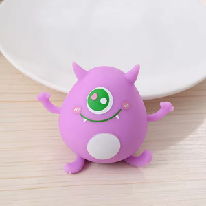 Juguete Blandito con Forma de Monstruo, Juguete Antiestrés de Compresión Lenta, Juguete Sensorial para Aliviar la Ansiedad, Relleno de Harina Blanca, Unisex - Product Image 3
