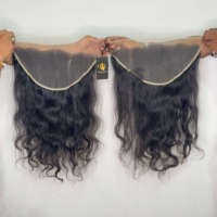 Mink tidak diproses bundel rambut manusia keriting mentah India dan Wig penutup Frontal renda tipis 5x5 6x6 13x6