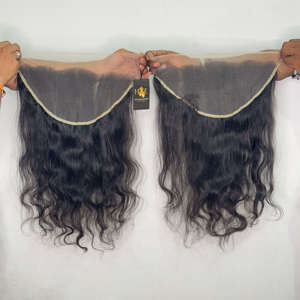 Paquetes de cabello humano rizado crudo indio sin procesar de visón y peluca con cierre frontal de encaje HD Thin 5x5 6x6 13x6 - Product Image 2