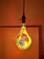 Ampoule LED Spirale Colorée Effet Galvanoplastie Alien165 4W SMD Dimmable 220/240V E27 à Filament pour Usage Résidentiel