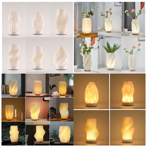 Hiện Đại Bắc Âu 3D in LED ánh sáng ban đêm USB-Port Dimmable bảng đèn cho phòng ngủ phòng khách trang trí nội thất LED bảng ánh sáng đèn - Product Image 2