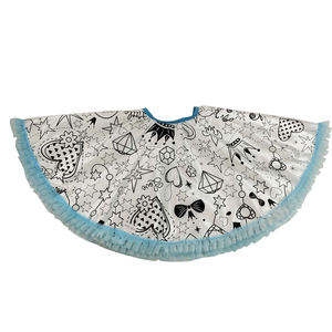 Moda çocuklar çizim elbiseler 5 belirteçleri renk kendi çanta çocuklar parti elbiseler - Product Image 3