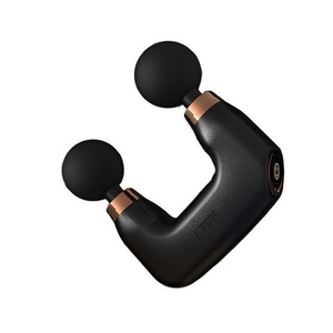 Portable Body Vibration Muscle Relaxation Deep Muscle Tissue Cordless Mini Double Headed <b>Gun</b> - Product Image 3