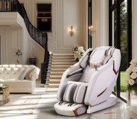 2025 nouveau luxe haut de gamme électrique 4d 3d zéro gravité masseur complet du corps prix inclinable étirement chaise de Massage avec roulement