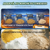 Machine d'alimentation animale RICHI pour volailles à base de soja - Usine de fabrication d'équipements de production de granulés pour volailles Afrique du Sud Zimbabwe