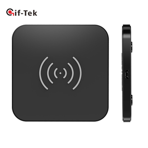 Nhà Máy Bán buôn thẻ vuông Loại Logo tùy chỉnh Bộ sạc điện thoại không dây siêu mỏng xách tay thẻ phong cách sạc không dây - Product Image 5