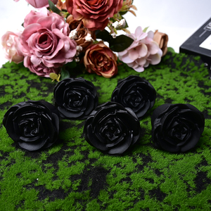 Vente en gros de sculptures en obsidienne naturelle sculptées à la main, fleur en obsidienne rose pour cadeau - Product Image 3