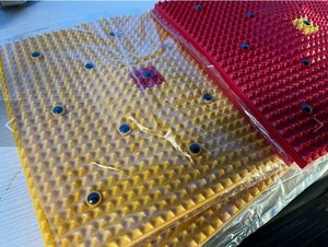 Akupunktur manyetik fizyoterapi sağlık kauçuk plaka çevre koruma taşınabilir akupunktur noktası ayak masaj pedi - Product Image 6