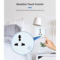 Enchufe de pared universal inteligente para el hogar con puerto USB tipo C, aplicación de Control remoto, 16A, enchufe inteligente, temporizador, funciona con Alexa, Google Home