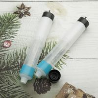 Tube de peinture vide en plastique souple non toxique à étiquette privée personnalisée pour artiste, 20 ml