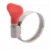 Collier de serrage TJTC en acier inoxydable de 0,6 mm d'épaisseur, largeur de bande 9 mm/12 mm, pour tuyau de gaz, tuyau de gaz liquéfié, tuyau de lavage de voiture, pour machine à laver à l'eau