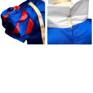 Robe Blanche-Neige pour enfants, Costume en tissu polyester pour Halloween, fête de mariage - Product Image 5