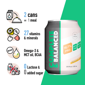 Fórmula de bebida proteica C & B nutriente fortificada para adultos, lista para beber, dosificación líquida oral RTD - Product Image 2