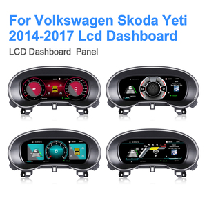Panel de Instrumentos Digital LCD Navihua con Sistema Linux y Actualización CarPlay para Skoda Yeti 2014-2017, Velocímetro - Product Image 4