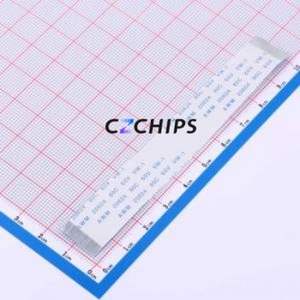 ZX-FFC0.5-T-10048-27P FFC Cable (Flexible Flat Cable) P=0.5mm Connector 27P 0.5mm Non-Inverting 10cm - Product Image 1