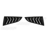 Car Side Rear Window Louver Shutter Cover Window-Shades Body Kit For Chevrolet Corvette C7 2014-2019 Car Accessories