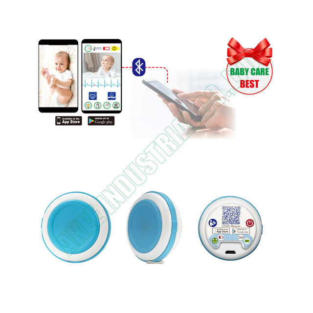 AKEE Best Selling Macaron Series Baby Breath APP for for Smart Socks IP68 Waterproof 6 Months-3 Years Monitor