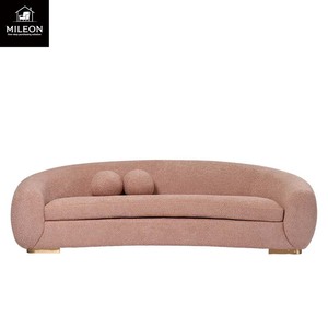 أريكة مفردة على الطراز الاسكندنافي كرسي بذراعين لطراز الفندق كرسي أريكة قماشي بسيط على شكل خاص بتصميم فردي وإطار خشبي مخصص - Product Image 5