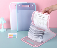 Petite QUANTITÉ MINIMALE DE COMMANDE Étanche En Plastique Multi Poches De Poche Document Sac Snap Bouton
