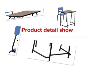 Modern Aoyasi Pre School <b>Study</b> <b>Chair</b> and Desk Set With Steel Plywood Plastic Construction Commercial Use Model PT-105C PT-105C M - Product Image 3