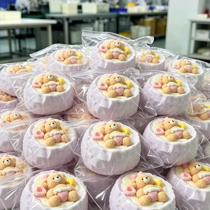 ของเล่นบีบซิลิโคนรูปขนมคาราเมลพุดดิ้ง ปลอดสารพิษ เหมือนจริง พร้อมบรรจุภัณฑ์ ของเล่นบีบแบบค่อยๆ คืนรูป ผลิตจากโรงงาน - Product Image 6
