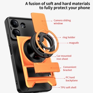 เคสโทรศัพท์มือถือสำหรับ Redmi 15C 14C 13C 15 13 A5 Note 14 Pro Plus สำหรับ Xiaomi 17 Pro Max X7 X6 <span class=keywords><strong>M7</strong></span> Pro พร้อมขาตั้งแบบวงแหวน ป้องกันการกระแทก - Product Image 2
