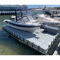 Ponton en HDPE de haute qualité pour bateau à forte flottabilité, quai flottant pour jet ski, vente en gros