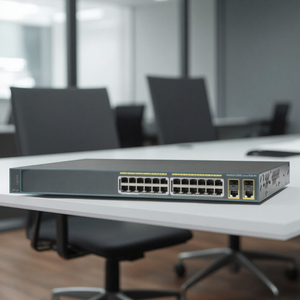 VENTE FLASH Commutateur C <span class=keywords><strong>S</strong></span> 2960-Plus, 24 ports 10/100 LAN Base PoE, commutateur réseau WS-<span class=keywords><strong>C2960</strong></span>+<span class=keywords><strong>24PC</strong></span>-L - Product Image 1